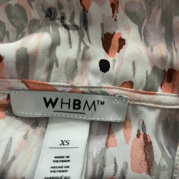 WHBM LONG SLEEVE BLOUSE, SIZE XS - Picture 5 of 5